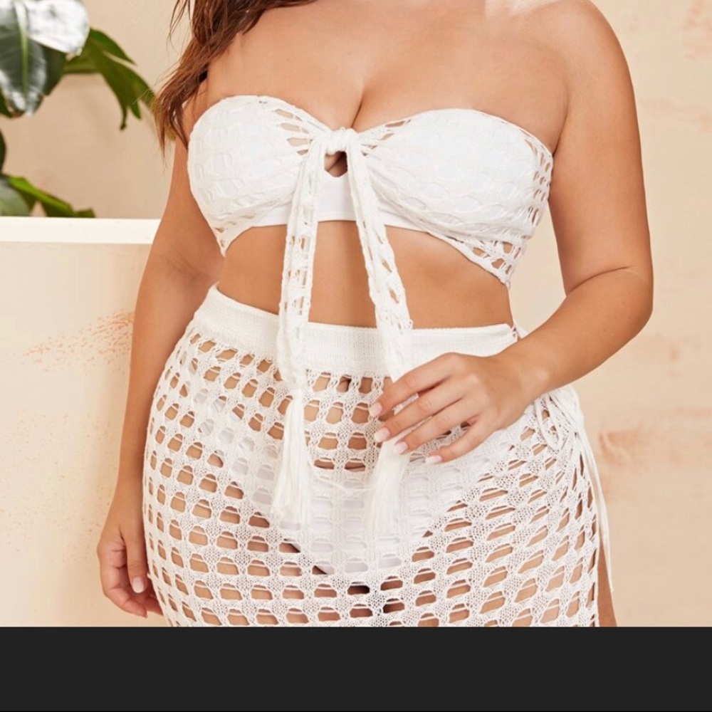 Skirt bathing suit cover up.